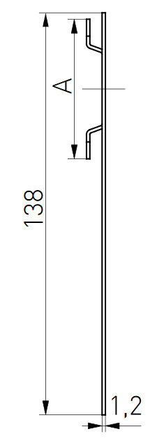 Kotwa montażowa do okna 46 mm 10 szt Kotwa montażowa do okna 46 mm 10 szt