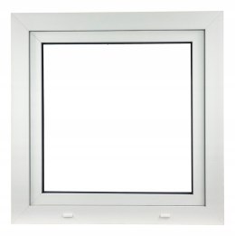 ALUCON OKNO PCV 1000x1000 / 1000 x 1000 mm Plastikowe 100x100 Białe Prawe