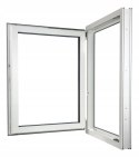 ALUCON OKNO PCV 900x1300 / 900 x 1300 mm Plastikowe 90x130 cm Białe Lewe ALUCON OKNO PCV 900x1300 / 900 x 1300 mm Plastikowe 90x130 cm Białe Lewe