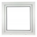 ALUCON OKNO PCV 900x900 / 900 x 900 mm Plastikowe 90x90 cm Białe Lewe ALUCON OKNO PCV 900x900 / 900 x 900 mm Plastikowe 90x90 cm Białe Lewe