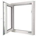 ALUCON OKNO PCV 900x900 / 900 x 900 mm Plastikowe 90x90 cm Białe Lewe ALUCON OKNO PCV 900x900 / 900 x 900 mm Plastikowe 90x90 cm Białe Lewe