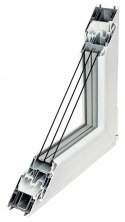 OKNO PCV 1000 x 1400 RU/L BIAŁE TRZY SZYBY OKNO PCV 1000 x 1400 RU/L BIAŁE TRZY SZYBY