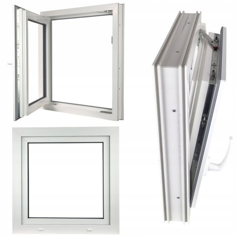 OKNO PCV 900 x 900 RU/L BIAŁE TRZY SZYBY OKNO PCV 900 x 900 RU/L BIAŁE TRZY SZYBY