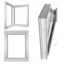 OKNO PCV 1000 X 1300 RU/P BIAŁE TRZY SZYBY OKNO PCV 1000 X 1300 RU/P BIAŁE TRZY SZYBY