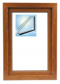 OKNO PCV 500 x 800 RU ZEWN. ZŁ. DĄB 3 SZYBY OKNO PCV 500 x 800 RU ZEWN. ZŁ. DĄB 3 SZYBY