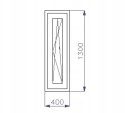 OKNO PCV 400 x 1300 RU ZEWN. ANTRACYT 3 SZYBY OKNO PCV 400 x 1300 RU ZEWN. ANTRACYT 3 SZYBY