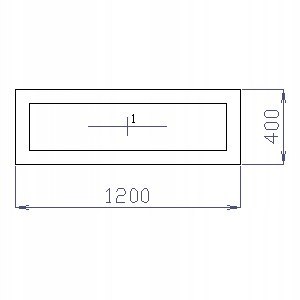 OKNO PCV 120 X 40 / 1200 x 400 mm FIX BIAŁE 24H OKNO PCV 120 X 40 / 1200 x 400 mm FIX BIAŁE 24H
