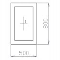 OKNO PCV 50 X 80 / 500 x 800 FIX 2 X ZŁOTY DĄB OKNO PCV 50 X 80 / 500 x 800 FIX 2 X ZŁOTY DĄB