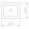 OKNO PCV 60 X 50 / 600 x 500 FIX 1 X ZŁOTY DĄB OKNO PCV 60 X 50 / 600 x 500 FIX 1 X ZŁOTY DĄB