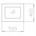 OKNO PCV 50 X 40 / 500 x 400 FIX 1 X ZŁOTY DĄB OKNO PCV 50 X 40 / 500 x 400 FIX 1 X ZŁOTY DĄB