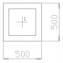 OKNO PCV 50 X 50 / 500 x 500 FIX 1 X ZŁOTY DĄB OKNO PCV 50 X 50 / 500 x 500 FIX 1 X ZŁOTY DĄB