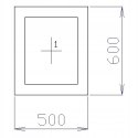 OKNO PCV 50 X 60 / 500 x 600 FIX 1 X ZŁOTY DĄB OKNO PCV 50 X 60 / 500 x 600 FIX 1 X ZŁOTY DĄB
