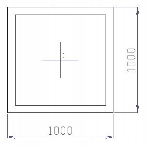 OKNO PCV 100 X 100 / 1000 x 1000 mm FIX BIAŁE 24H OKNO PCV 100 X 100 / 1000 x 1000 mm FIX BIAŁE 24H