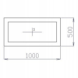 OKNO PCV 100 X 50 / 1000 x 500 mm FIX BIAŁE 24H OKNO PCV 100 X 50 / 1000 x 500 mm FIX BIAŁE 24H