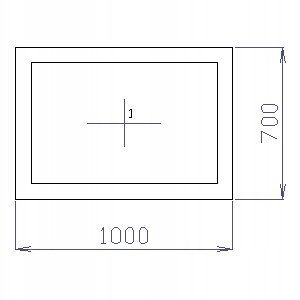 OKNO PCV 100 X 70 / 1000 x 700 mm FIX BIAŁE 24H OKNO PCV 100 X 70 / 1000 x 700 mm FIX BIAŁE 24H