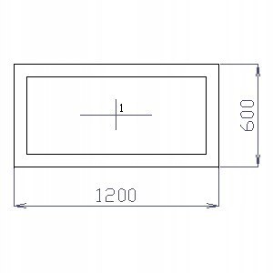 OKNO PCV 120 X 60 / 1200 x 600 mm FIX BIAŁE 24H OKNO PCV 120 X 60 / 1200 x 600 mm FIX BIAŁE 24H