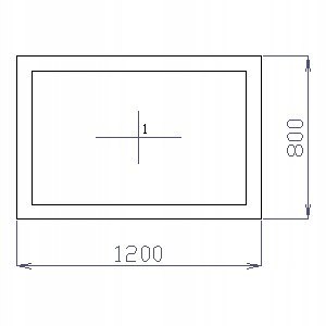 OKNO PCV 120 X 80 / 1200 x 800 mm FIX BIAŁE 24H OKNO PCV 120 X 80 / 1200 x 800 mm FIX BIAŁE 24H