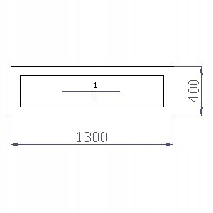 OKNO PCV 130 X 40 / 1300 x 400 mm FIX BIAŁE 24H OKNO PCV 130 X 40 / 1300 x 400 mm FIX BIAŁE 24H