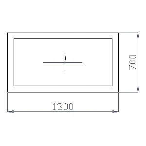 OKNO PCV 130 X 70 / 1300 x 700 mm FIX BIAŁE 24H OKNO PCV 130 X 70 / 1300 x 700 mm FIX BIAŁE 24H