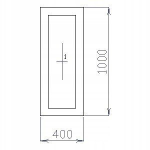 OKNO PCV 40 X 100 / 400 x 1000 FIX 1 X ZŁOTY DĄB OKNO PCV 40 X 100 / 400 x 1000 FIX 1 X ZŁOTY DĄB