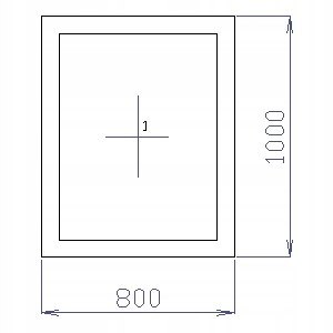 OKNO PCV 80 X 100 / 800 x 1000 FIX 1 X ANTRACYT OKNO PCV 80 X 100 / 800 x 1000 FIX 1 X ANTRACYT
