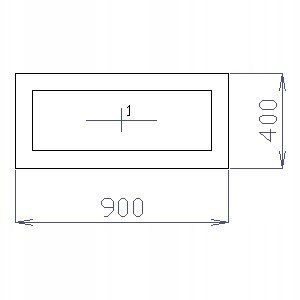 OKNO PCV 90 X 40 / 900 x 400 mm FIX BIAŁE 24H OKNO PCV 90 X 40 / 900 x 400 mm FIX BIAŁE 24H