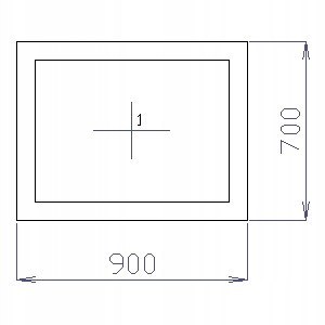 OKNO PCV 90 X 70 / 900 x 700 mm FIX BIAŁE 24H OKNO PCV 90 X 70 / 900 x 700 mm FIX BIAŁE 24H