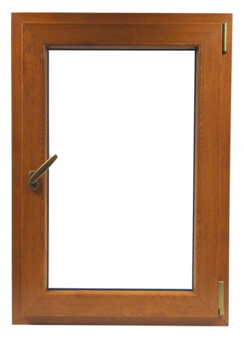 OKNO PCV 90 x 120 / 900 x 1200 RU 2 x ZŁOTY DĄB