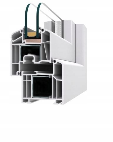 OKNO PCV 90 x 120 / 900 x 1200 RU 2 x ZŁOTY DĄB