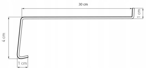PARAPET ZEWNĘTRZNY SREBRNY 30 x 60 PARAPET ZEWNĘTRZNY SREBRNY 30 x 60