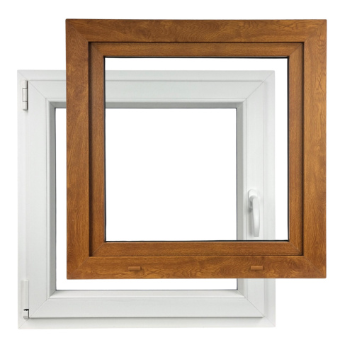 ALUCON OKNO PCV 900x900 / 900 x 900 mm Plastikowe 90x90 cm Zewnętrzny Złoty Dąb Lewe ALUCON OKNO PCV 900x900 / 900 x 900 mm Plastikowe 90x90 cm Zewnętrzny Złoty Dąb Lewe