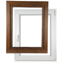 ALUCON OKNO PCV 700x1200 / 700 x 1200 mm Plastikowe 70x120 cm Zewnętrzny Orzech Prawe ALUCON OKNO PCV 700x1200 / 700 x 1200 mm Plastikowe 70x120 cm Zewnętrzny Orzech Prawe