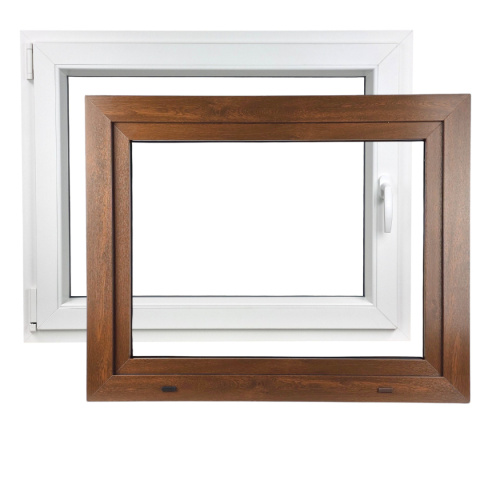 ALUCON OKNO PCV 900x500 / 900 x 500 mm Plastikowe 90x50 cm Zewnętrzny Orzech Lewe ALUCON OKNO PCV 900x500 / 900 x 500 mm Plastikowe 90x50 cm Zewnętrzny Orzech Lewe