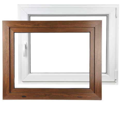 ALUCON OKNO PCV 900x500 / 900 x 500 mm Plastikowe 90x50 cm Zewnętrzny Orzech Prawe ALUCON OKNO PCV 900x500 / 900 x 500 mm Plastikowe 90x50 cm Zewnętrzny Orzech Prawe