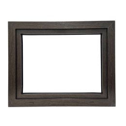 ALUCON OKNO PCV 1000x500 / 1000 x 500 mm Plastikowe 100x50 cm Zewnętrzny Ciemny Dąb Lewe