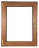 ALUCON OKNO PCV 1000x1200 / 1000 x 1200 mm Plastikowe 100x120 cm Dwustronny Złoty Dąb Lewe