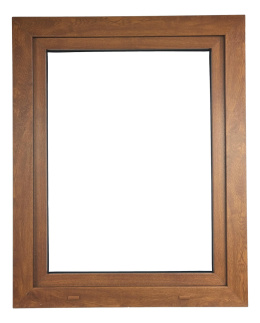 ALUCON OKNO PCV 1000x1200 / 1000 x 1200 mm Plastikowe 100x120 cm Dwustronny Złoty Dąb Lewe