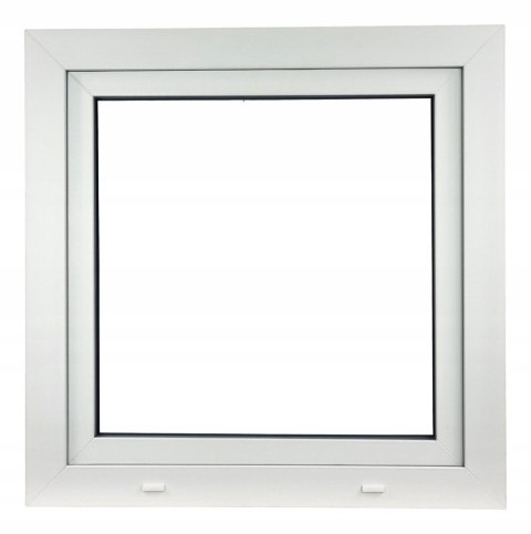 ALUCON OKNO PCV 120x120 / 1200x1200 mm Białe Lewe 2 Szyby 76mm