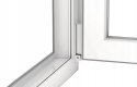 ALUCON OKNO PCV 120x120 / 1200x1200 mm Białe Lewe 2 Szyby 76mm