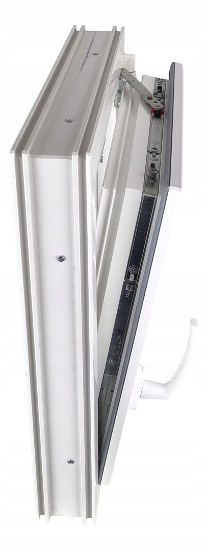 ALUCON OKNO PCV 120x120 / 1200x1200 mm Białe Prawe 2 Szyby 76mm